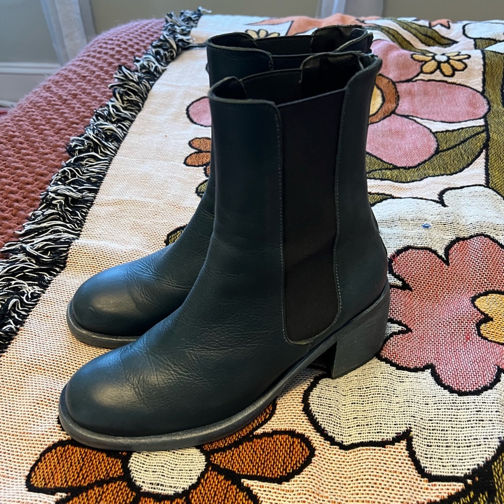 Free People - Blue booties - made in Spain